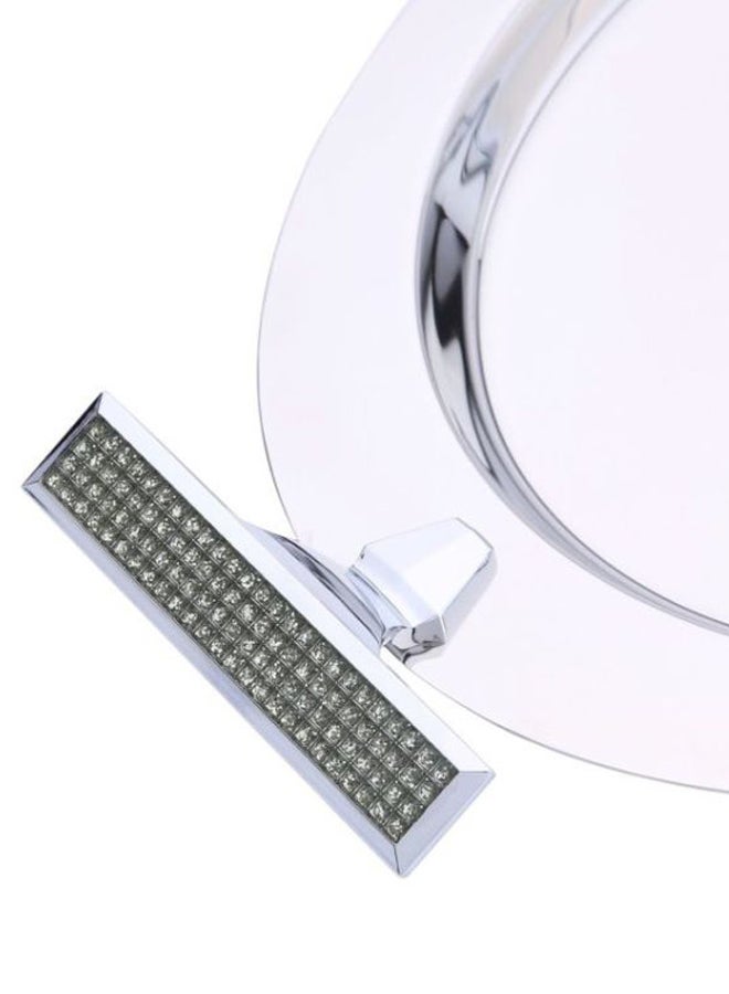 Glitter Stainless Steel Oval Tray Silver - v1614261442/N11627513A_2