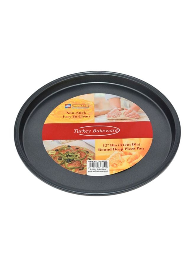 Homemaker Deep Pizza Pan 30Cm Black 30cm