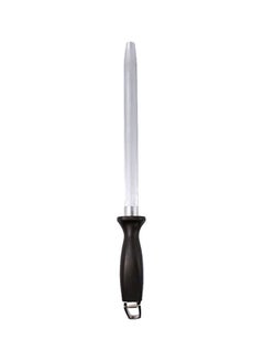 RAJ Knife Sharpener Rod Silver/Black 38cm  - Image 1