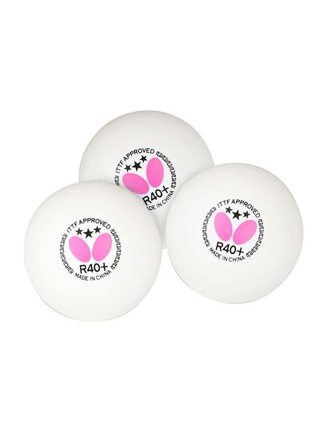 BUTTERFLY - 3-Piece Table Tennis Ball 4x4x4cm - Image 1