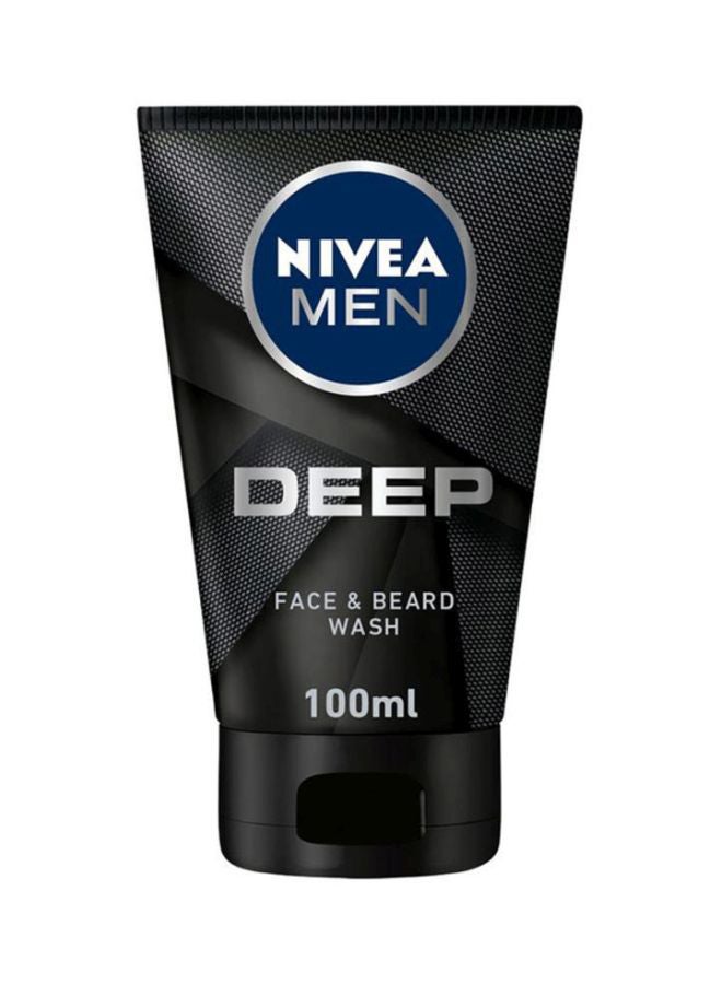 Nivea - Deep Face And Beard Wash 100ml - Image 1