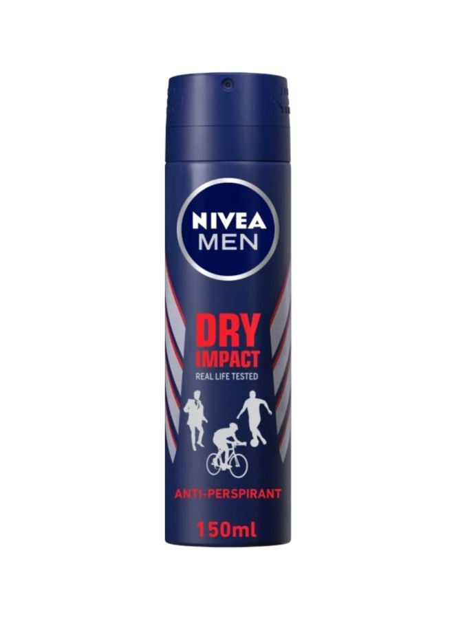 Nivea Dry Impact Deodorant Spray For Men 30 G 150ml - Image 1