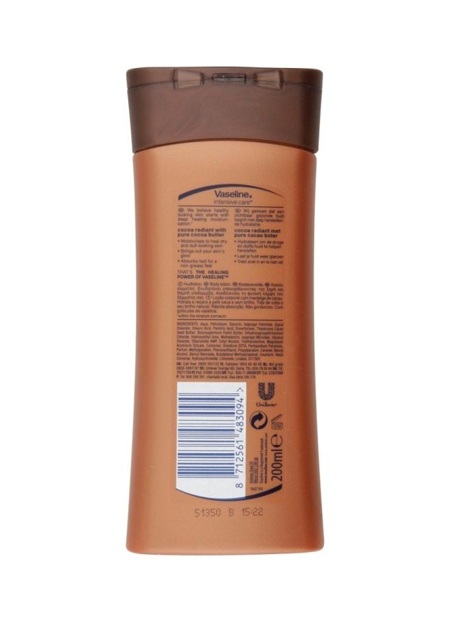 Vaseline Cocoa Radiant Body Lotion 200ml - Image 2