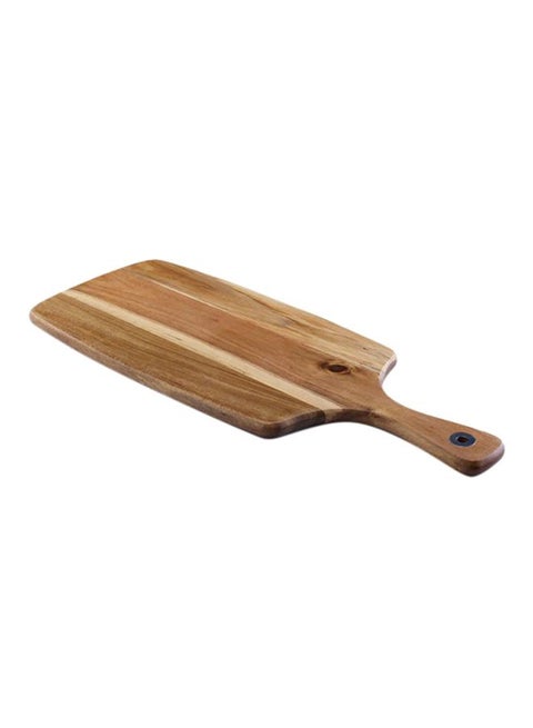Large Bamboo Cutting Board with Handle Brown