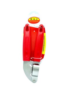 RAJ Utility Knife Red/Silver 20.5cm  - Image 4