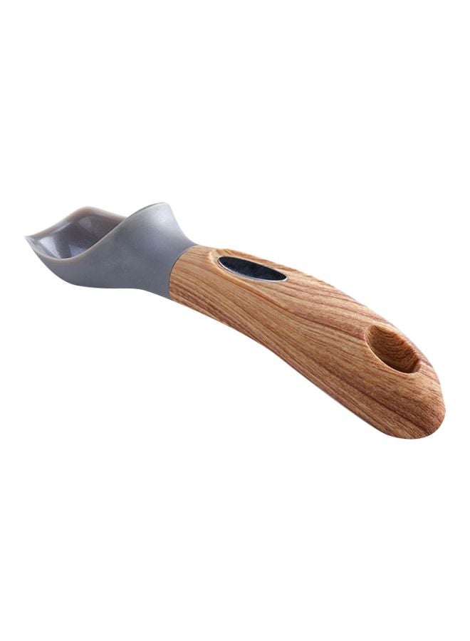 Feronia Ice Cream Spoon Beige/Silver