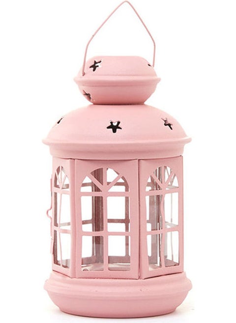 Ramdan Metal Lantern With Lantern Pink