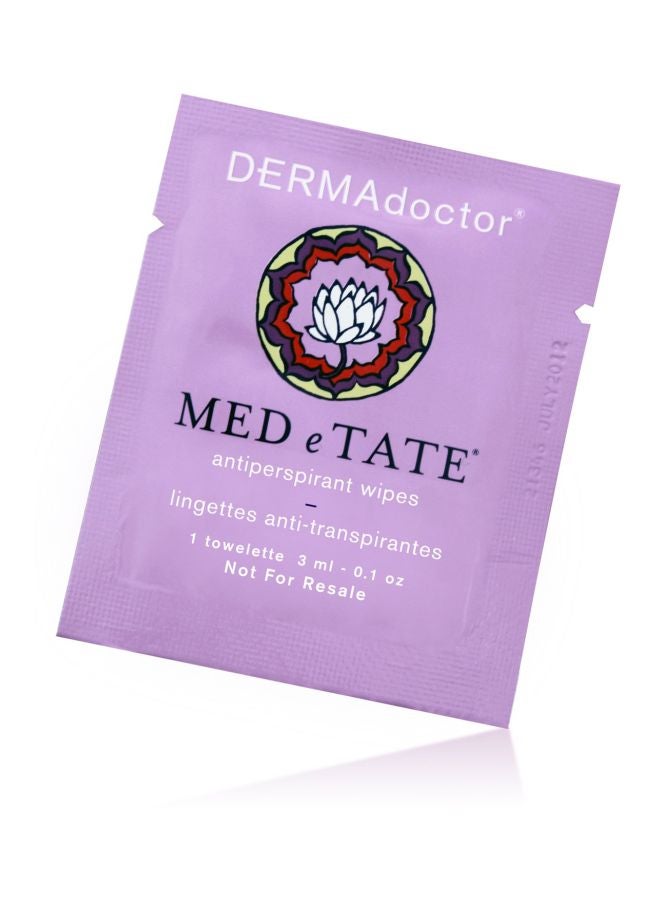 DERMAdoctor Med E Tate Antiperspirant Wipes - 30 Count 30x3ml - Image 3