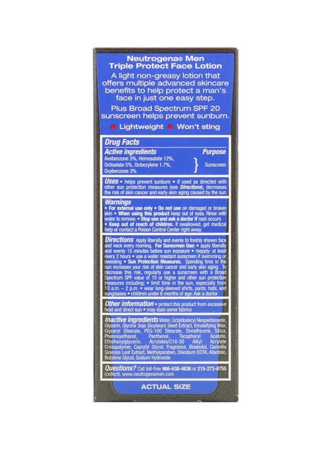 Neutrogena - Triple Protect Face Lotion SPF 20 50ml - Image 1