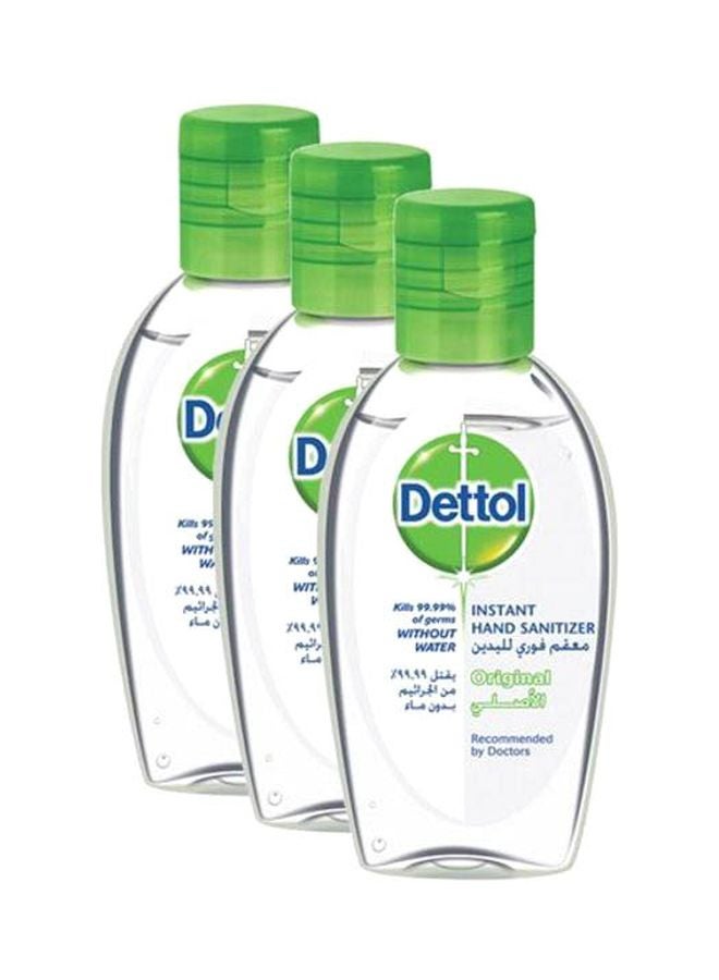 Dettol 3-Piece Instant Hand Sanitizer Set 3x50ml - Image 1