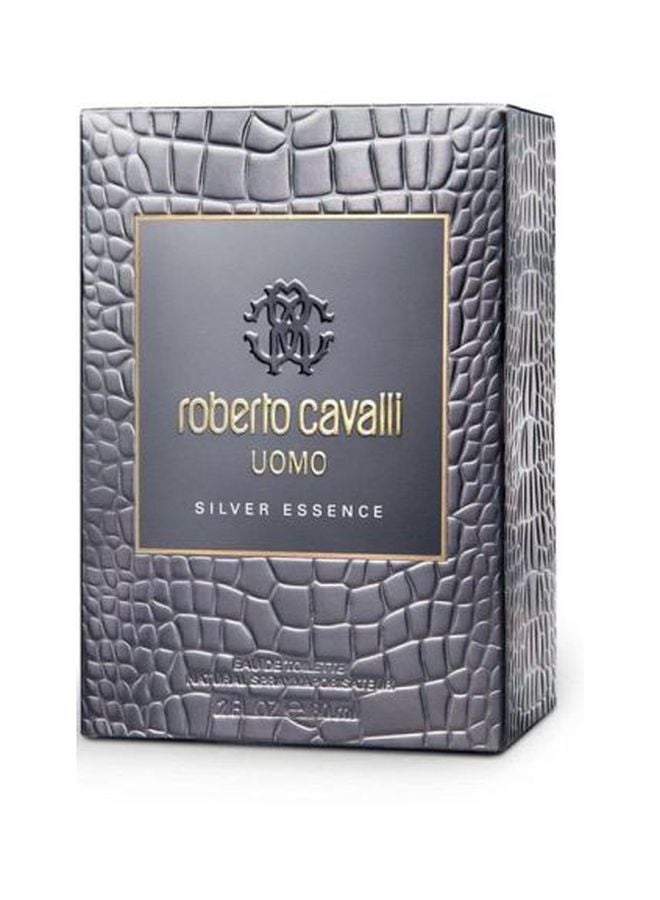 roberto cavalli - Uomo Silver Essence EDT 60ml - Image 1