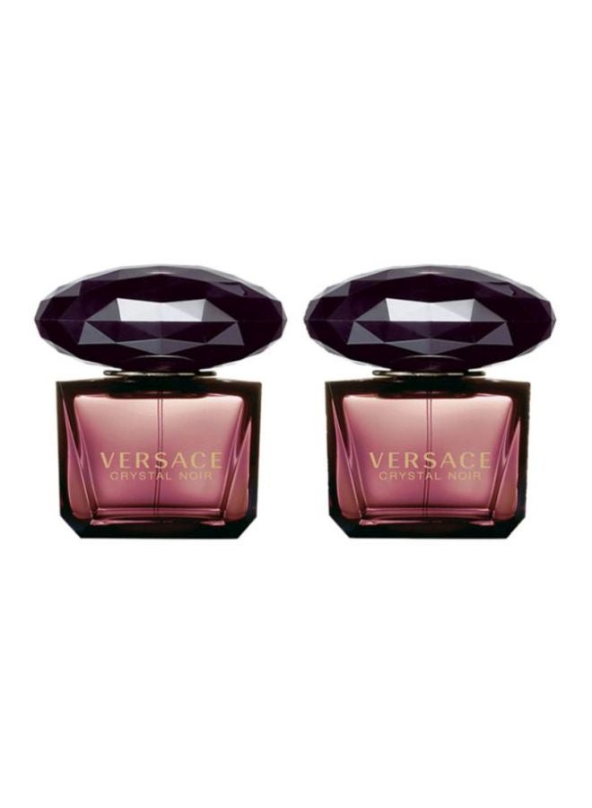 فيرزاتشي مجموعة هدايا ماء تواليت كريستال نوار مكونة من قطعتين 2x90ملليلتر - Image 2