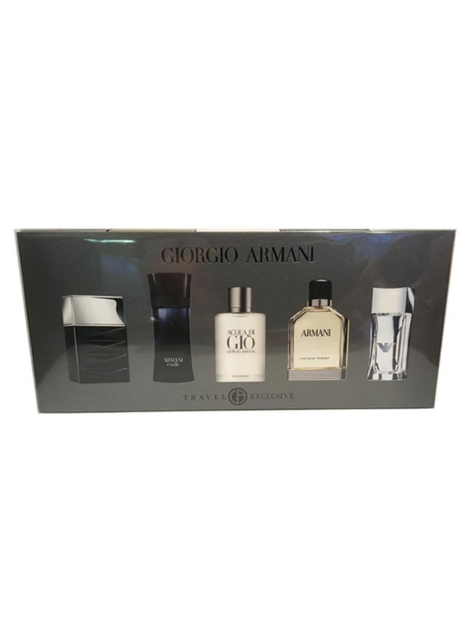 GIORGIO ARMANI - Set of 5 Mini Perfumes Armani Code 4, Armani Diamonds 4, Armani Acqua Di Gio 5,  Profumo 5, Armani Green 7ml - Image 1