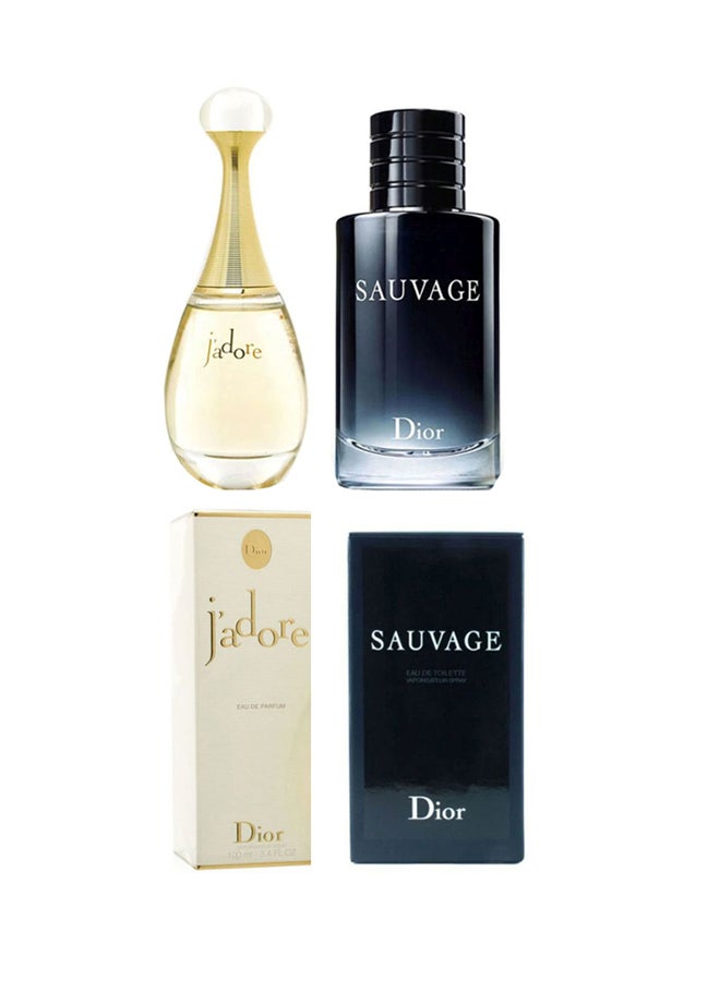 طقم EDP سوفاج آند جادور Sauvage (100), J'Adore (100)ملليلتر - v1614267156/N13137437A_2