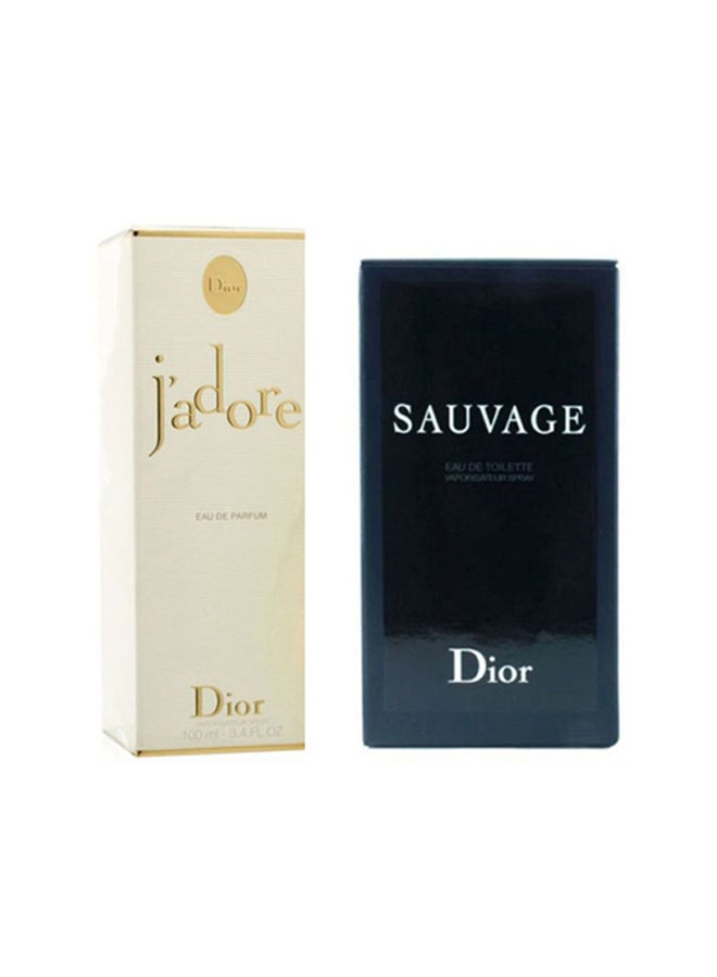 طقم EDP سوفاج آند جادور Sauvage (100), J'Adore (100)ملليلتر - v1614267157/N13137437A_3