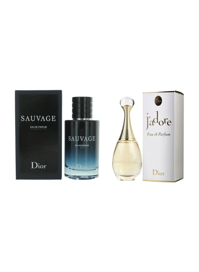 ديور مجموعة هدايا عطور سوفاج وجادور EDP 1x 100, EDP 1x100ملليلتر - Image 2