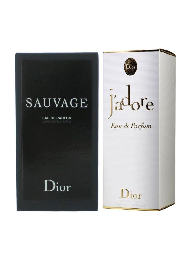 ديور مجموعة هدايا عطور سوفاج وجادور EDP 1x 100, EDP 1x100ملليلتر - Image 3