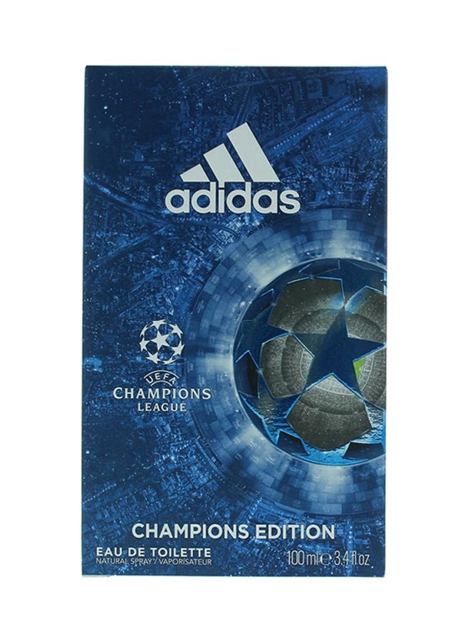 اديداس - بخاخ عطر أديداس UEFA شامبيونز ليج إيديشن للرجال - أو دي تواليت 100ملليلتر - Image 1