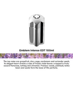 مونت بلانك عطر امبليم انتينس EDT من مونت بلانك للرجال 100ملليلتر  - Image 4