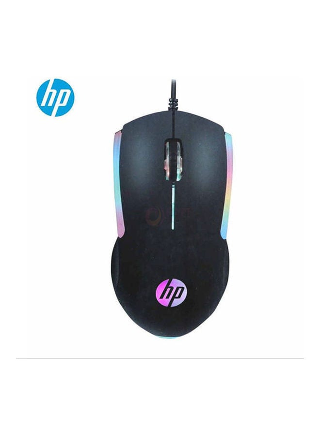 HP - M160 Hp Wired Optical Computer Mouse Black - Image 1