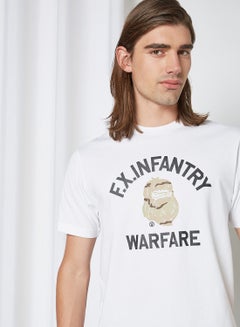 FINGERCROXX Front Graphic T-Shirt White  - Image 4