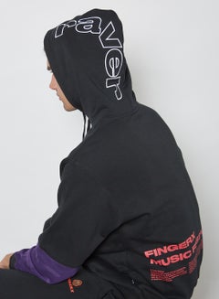 FINGERCROXX Colorblock Hoodie Black  - Image 4
