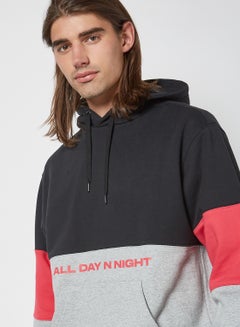FINGERCROXX Colorblock Hoodie Black  - Image 4