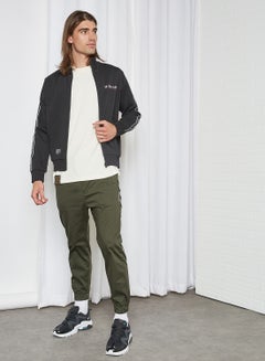izzue Printed Tape Sweat Jacket Black  - Image 3