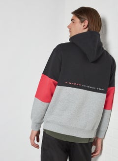 FINGERCROXX Colorblock Hoodie Black  - Image 2