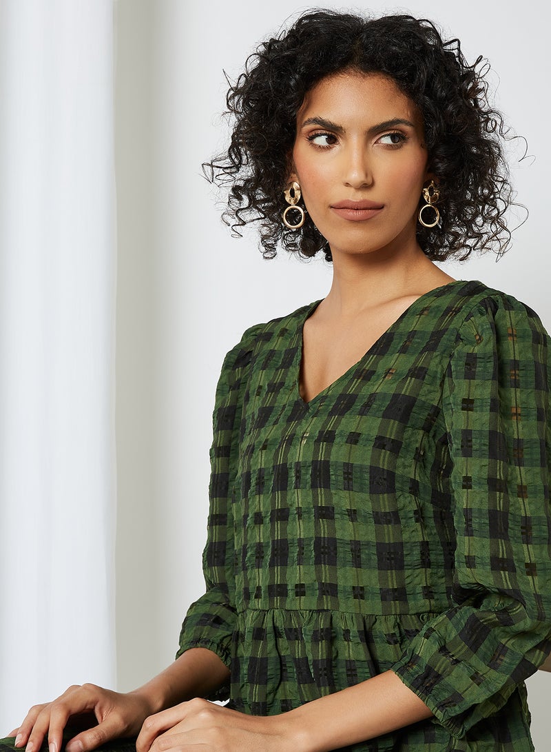 Y.A.S - Long Sleeve Oversized Cardigan Mallard Green - Image 1