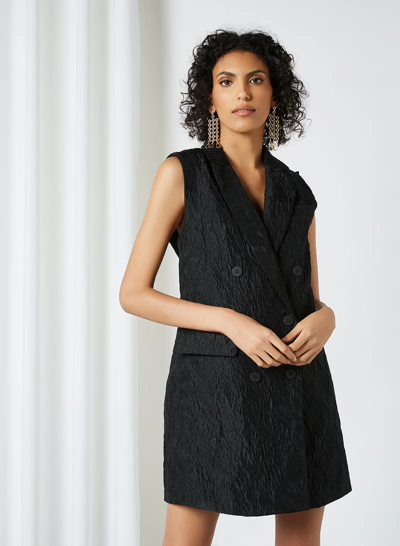 SELECTED FEMME Textured Blazer Dress