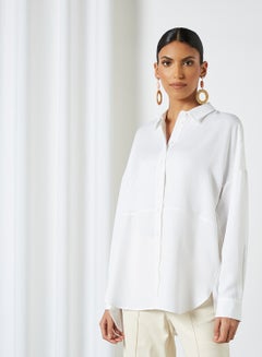 Trixy Drop Shoulder Shirt Snow White