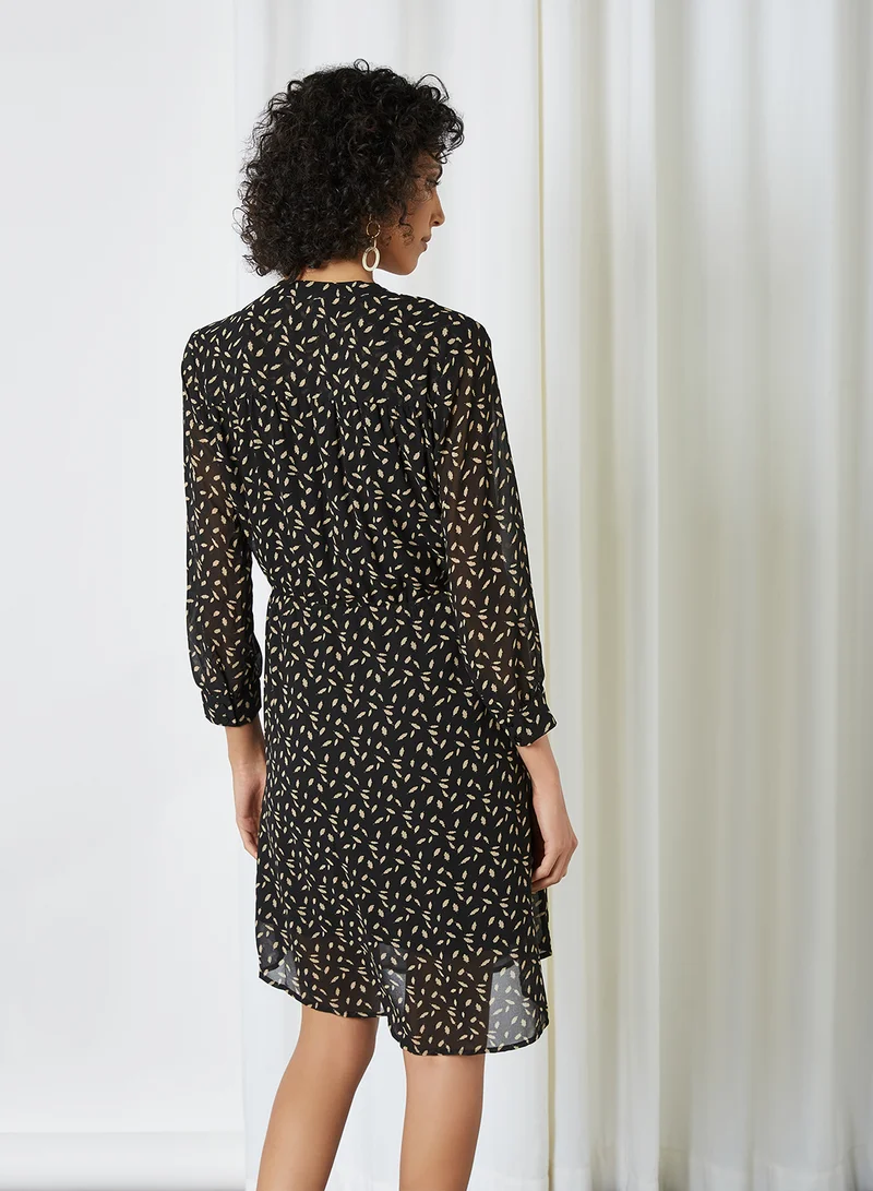 SELECTED FEMME All-Over Print Dress