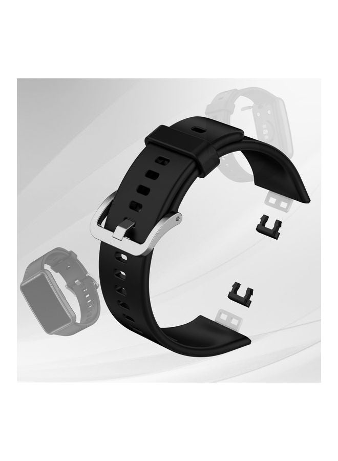 Replacement Band For Huawei Watch Fit Black - Image 4