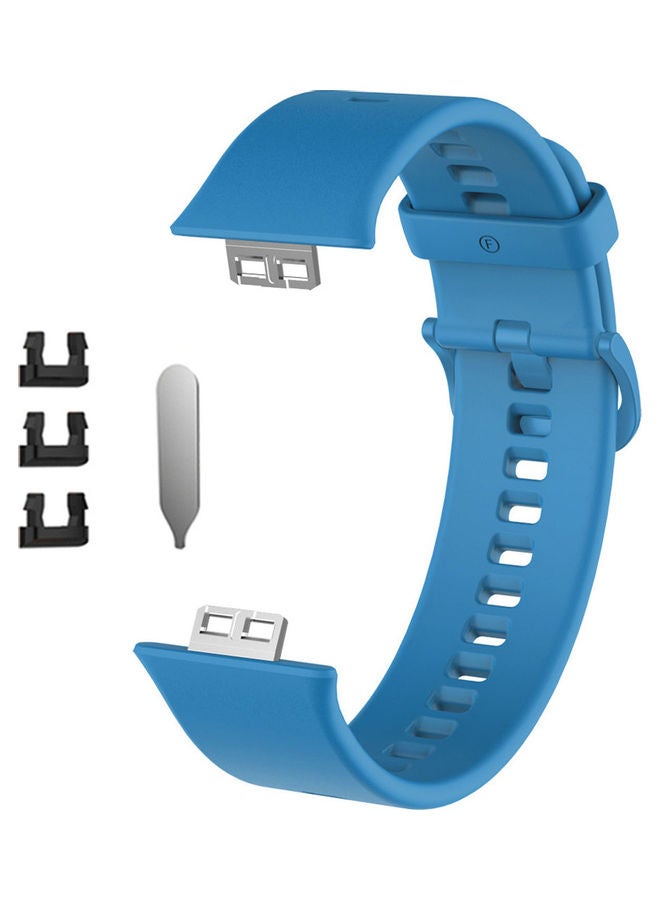 Replacement Silicone Band For Huawei Watch Fit Sky Blue