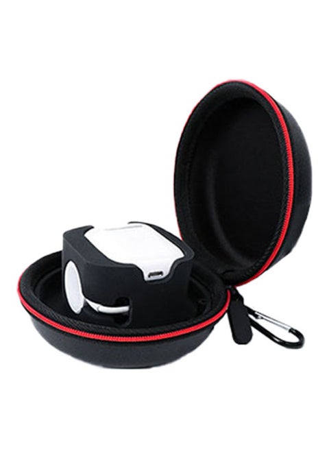 2-In-1 Case With Charging Base For Apple iWatch 1/2/3/4/5/6/AirPods Black/Red