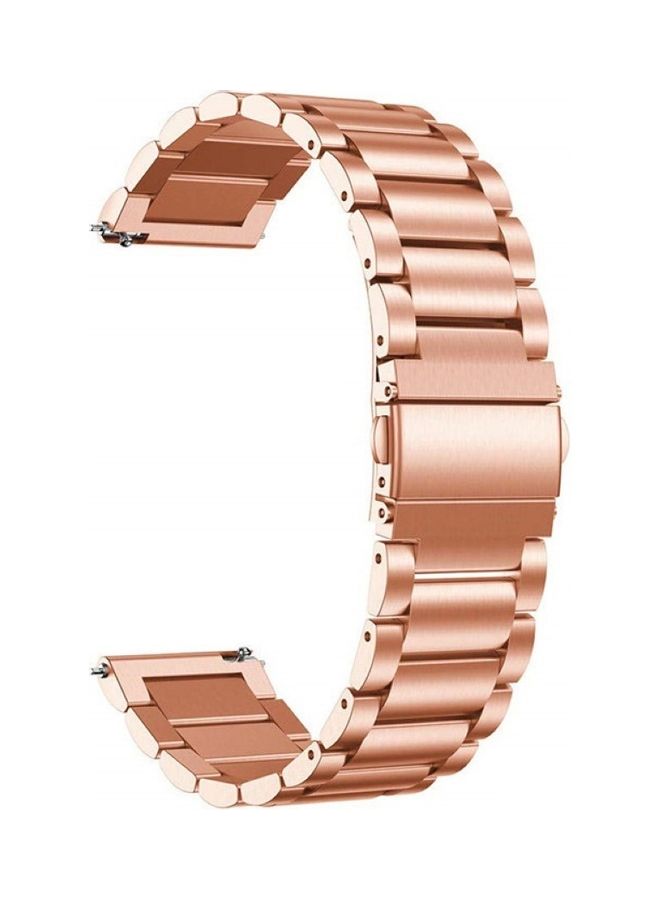 Strap Stainless Steel Watch Band for Samsung Rose Gold - Image 1