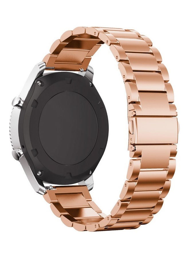 Strap Stainless Steel Watch Band for Samsung Rose Gold - Image 2