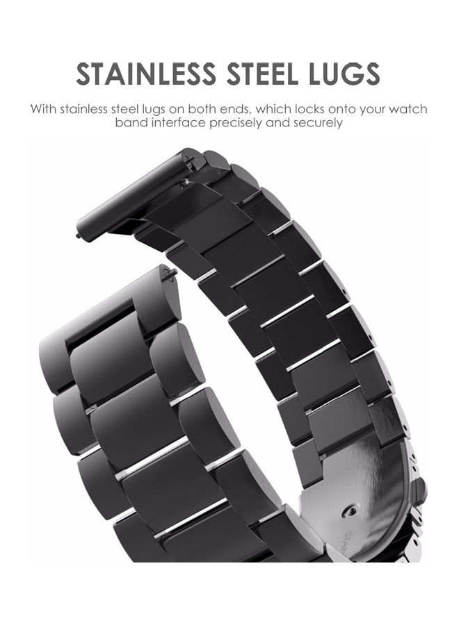 Replacement Strap Band for Samsung Frontier Watch 18/22/20/24mm Black - Image 2