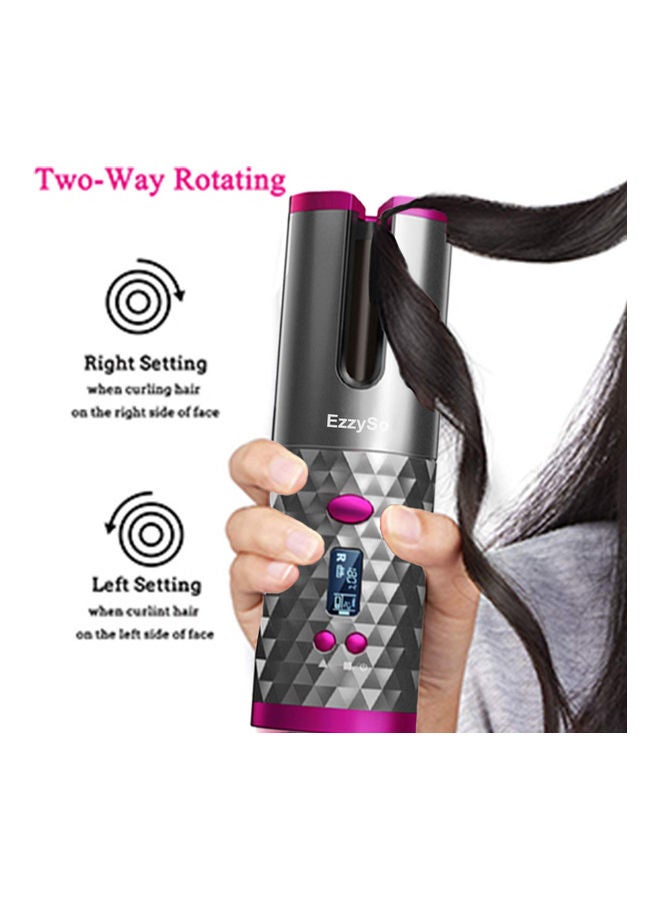 Automatic Hair Curler Black/Pink 450grams