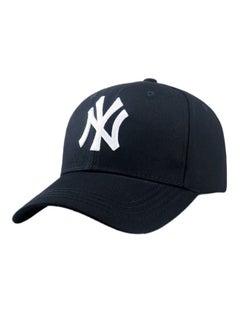 NY Duck Tongue Visor Baseball Cap Black