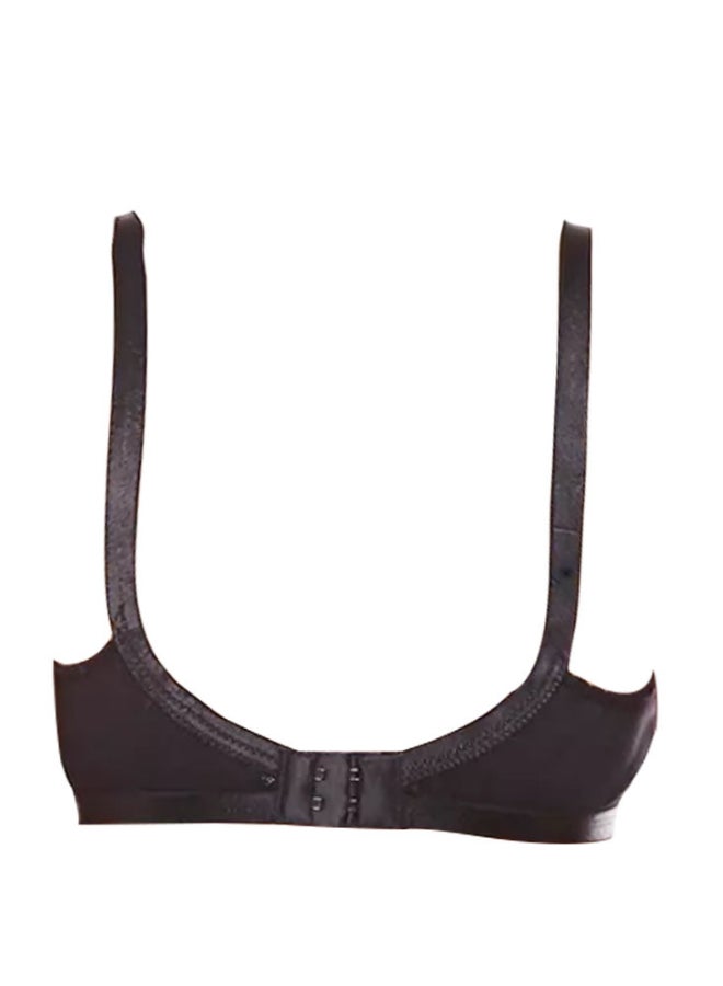 Bodycare Pointelle Padded Bra Black - Image 3