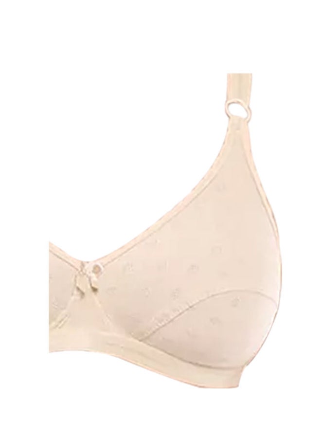 Bodycare Pointelle Padded Bra Beige - Image 2