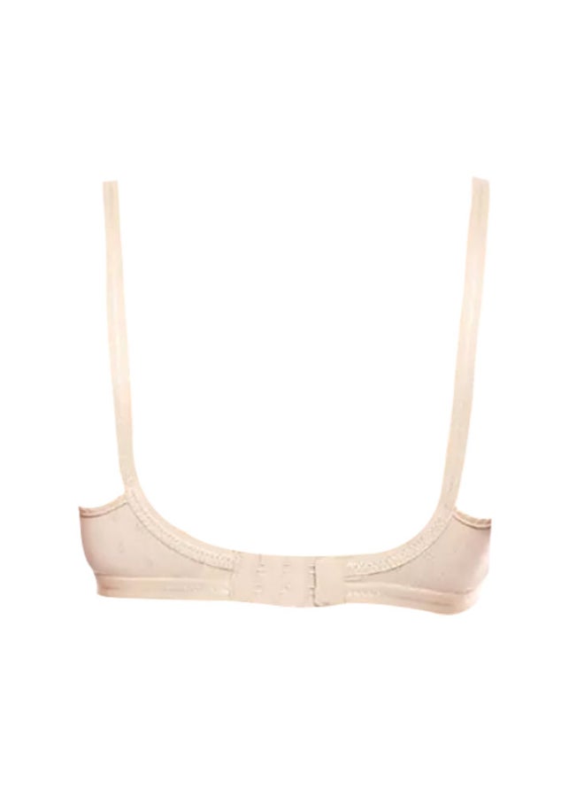 Bodycare Pointelle Padded Bra Beige - Image 3