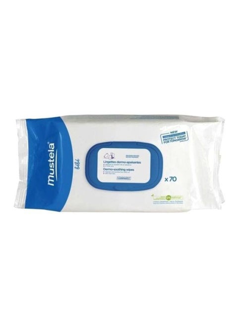 Dermo Soothing Wipes - 70 Sheets 10.2 x 2.5 x 2.5cm