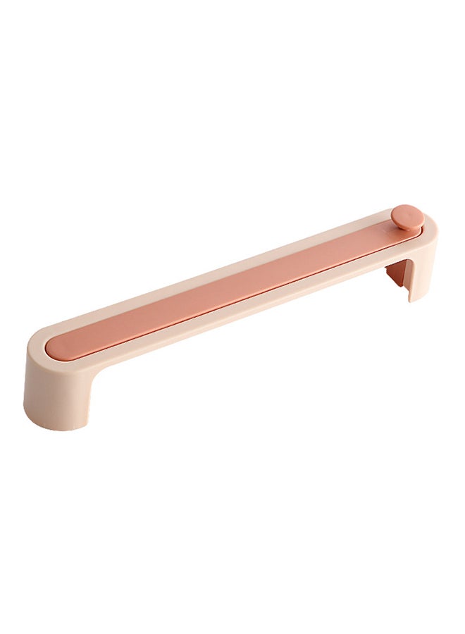 fashionhome Wall Mounted Towel And Shoes Double Layer Plastic Hook Pink 27x4x4.5cm  - Image 1