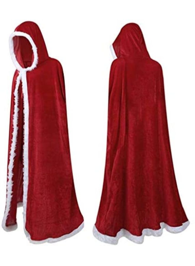 Generic - Hooded Neck Overcoat Red - Image 1