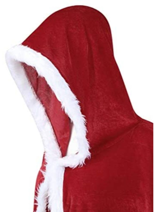 Generic - Hooded Neck Overcoat Red - Image 1