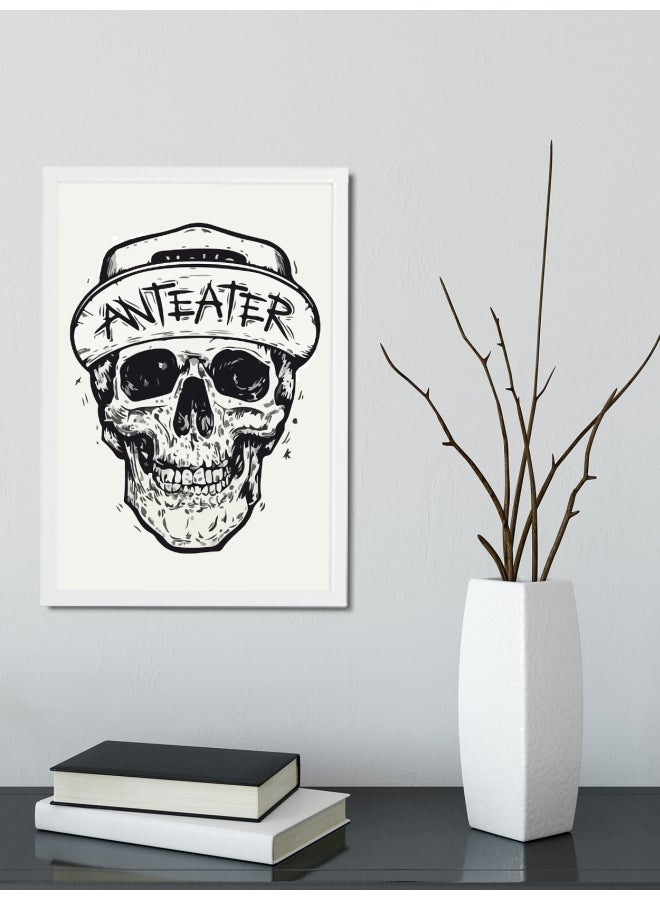 Anteater Zombie Themed Poster Beige/Black 45x30cm  - Image 2