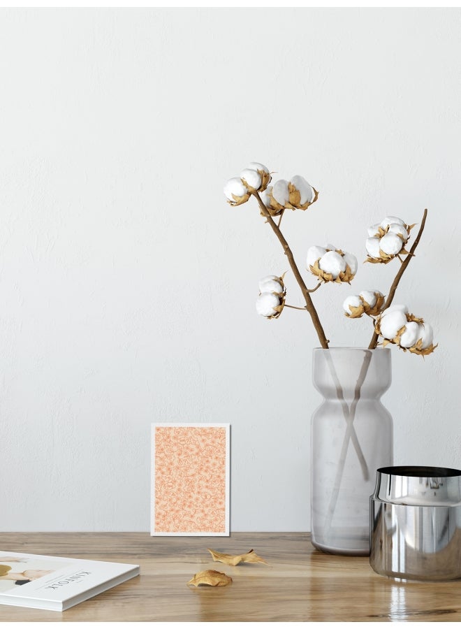 Floral Printed Poster Beige/Orange  - Image 2